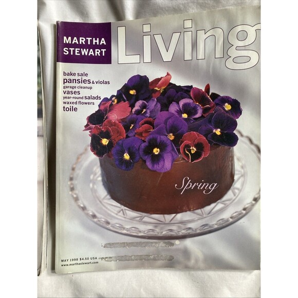 1998  MARTHA STEWART LIVING Magazine Halloween & Spring With Recipe cards - Picture 3 of 8